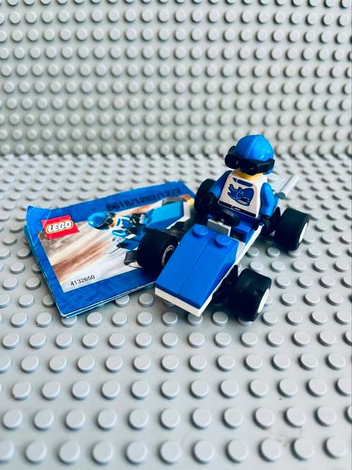 LEGO Race 6618 Blue Racer, Kinderen en Baby's, Speelgoed | Duplo en Lego, Gebruikt, Lego, Complete set, Ophalen of Verzenden