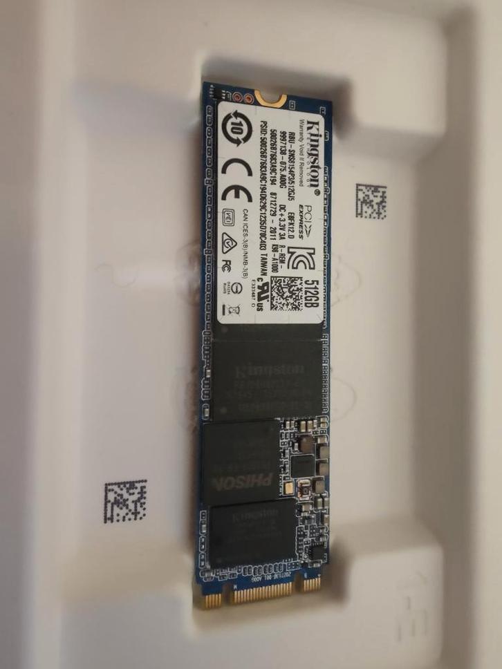 SSD M.2 500GO, Computers en Software, Harde schijven, Zo goed als nieuw, Desktop, Intern, SSD, Ophalen