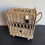 Rattan eierhouder, Ophalen, Gebruikt, Rechthoekig, Riet