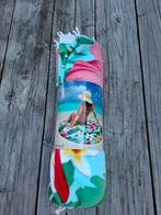2x Rond Strandlaken Bloem/meloen motief - 150cm, Ophalen of Verzenden, Nieuw, Overige kleuren, Handdoek