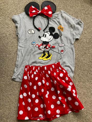Minnie Mouse Outfit - Maat 152 (9-12 jaar) beschikbaar voor biedingen