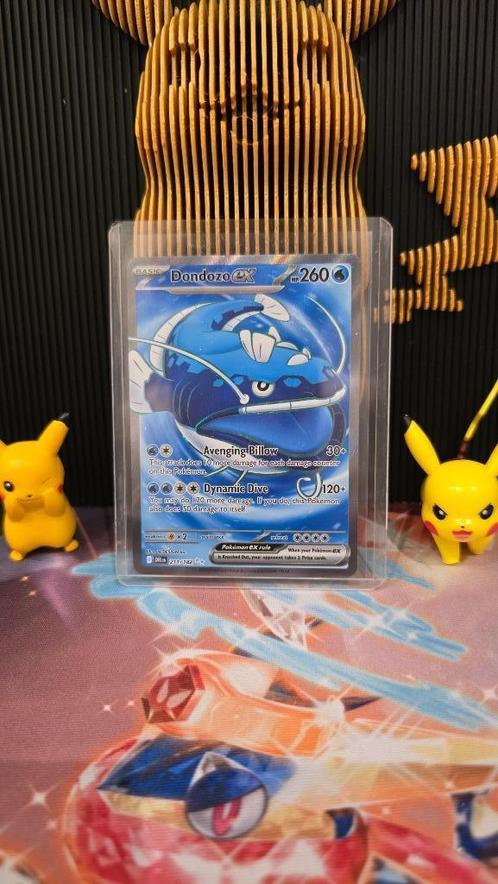 Dondozo ex #211/182 Destined Rivals, Hobby en Vrije tijd, Verzamelkaartspellen | Pokémon, Nieuw, Losse kaart, Foil, Ophalen of Verzenden