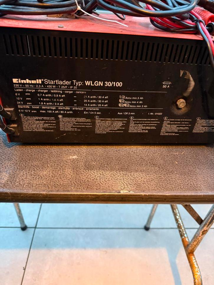 Einhell WLGN 30/100 Acculader, Auto-onderdelen, Accu's en Toebehoren, Gebruikt, Ophalen