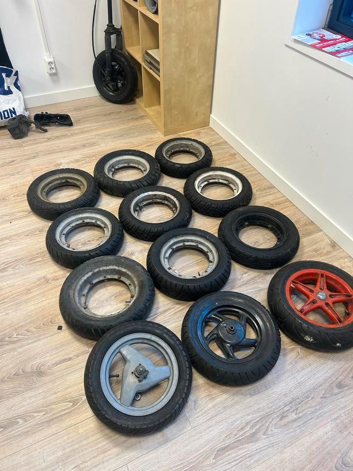 Piaggio Velgen | 9x SKR | 2x Type 1/2 | Hexagon LX, Fietsen en Brommers, Brommeronderdelen | Scooters, Gebruikt, Piaggio, Overige typen