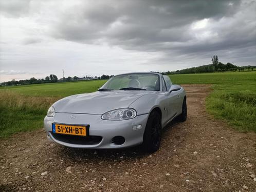 Mazda MX-5 1.8 I 1999 Grijs, Auto's, Mazda, Particulier, MX-5, Airbags, Elektrische buitenspiegels, Elektrische ramen, Lederen bekleding