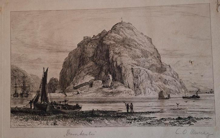 Ets C.O.Murray, Antiek en Kunst, Kunst | Etsen en Gravures, Ophalen of Verzenden