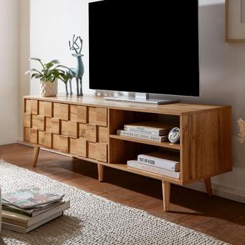 WOHNLING Tv-meubel Lowboard Houten beschikbaar voor biedingen