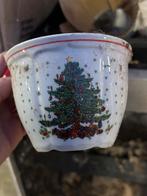 Kerst bloem potjes steen plastic bloem stukjes van alles, Tuin en Terras, Bloempotten, Rond, Ophalen of Verzenden, Zo goed als nieuw