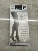 3x Panty Maat 42-44 Zwart 20 Denier, Ophalen of Verzenden, Nieuw