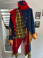 Clownspak XXL - Compleet Kostuum, Ophalen, Carnaval, Maat 46/48 (XL) of groter, Zo goed als nieuw