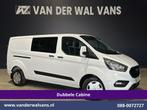 Ford Transit Custom 2.0 TDCI 131pk L2H1 Dubbele Cabine Euro6, Auto's, Voorwielaandrijving, 4 cilinders, 2800 kg, Wit