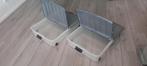 2 x stevige kunststof opbergbox / bedroller, Doe-het-zelf en Verbouw, Kratten en Dozen, Ophalen, 40 tot 60 cm, 50 tot 75 cm, Nieuw