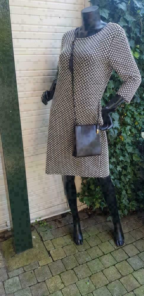 F158 de ROOY dR bruin lederen schoudertas zeer fraai, Sieraden, Tassen en Uiterlijk, Tassen | Damestassen, Ophalen of Verzenden