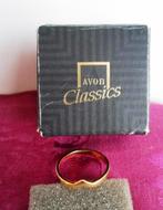 AVON ring. Goldplated. In originele doos., Sieraden, Tassen en Uiterlijk, Ringen, Nieuw, Goud, Ophalen of Verzenden, Dame of Heer