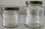 14 stuks lege glazen weckpotten van HAK., Huis en Inrichting, Ophalen, Nieuw, Glas, Pot, Bus of Blik