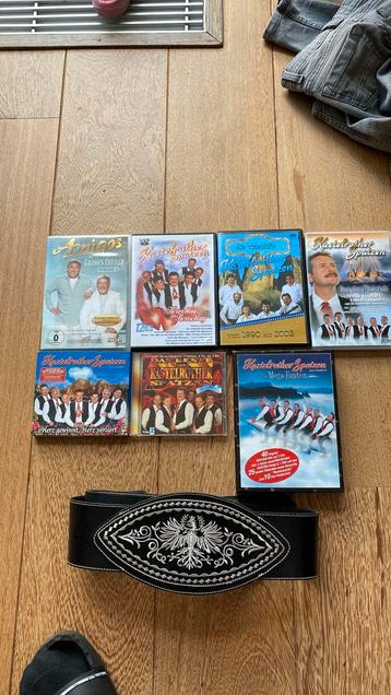 Dvd cd kastelruther spatzen amigos dvd’s en echte leren riem beschikbaar voor biedingen