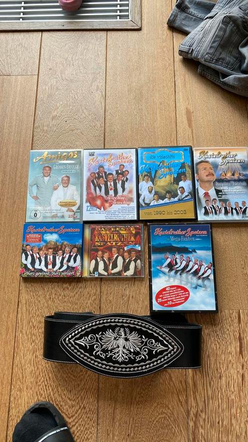 Dvd cd kastelruther spatzen amigos dvd’s en echte leren riem, Cd's en Dvd's, Dvd's | Overige Dvd's, Zo goed als nieuw, Alle leeftijden