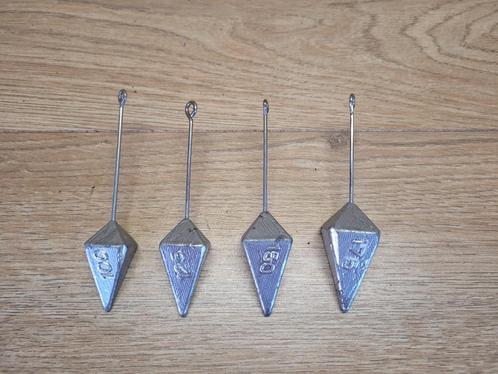 Te koop Piramide lood 80/110/125/150/175 gram € 1,25, Watersport en Boten, Hengelsport | Zeevissen, Nieuw, Dobber of Lood, Ophalen of Verzenden