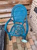 Blauwe stoel, Ophalen, Gebruikt, Blauw, Eén