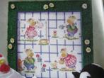 Borduurpatroon  Koeien merklap  Humor   nr 5633, Hobby en Vrije tijd, Borduren en Borduurmachines, Verzenden, Nieuw, Handborduren