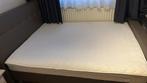 Boxspring bed, 160 cm, Gebruikt, Bruin, Ophalen