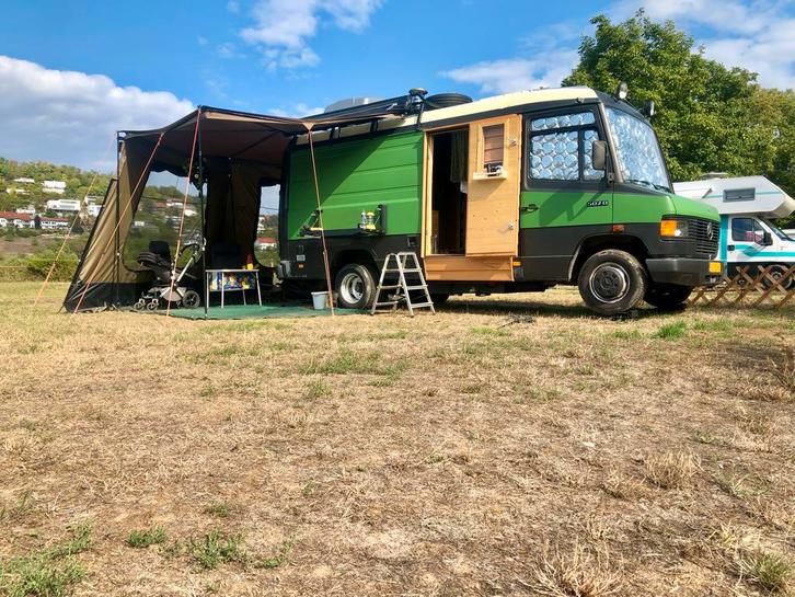 Mercedes-Benz 507D-II, Caravans en Kamperen, Campers, Particulier, tot en met 4, Buscamper of Camperbus, Mercedes-Benz, Mercedes