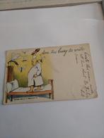 MAN OP MUGGENJACHT MET PANTOFFEL 1906, Ophalen of Verzenden, Voor 1920, Overige thema's