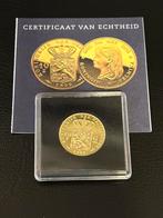 Wilhelmina 10 gulden 1892 Herslag, Postzegels en Munten, Ophalen of Verzenden, Goud