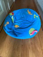 Blauwe zitzak met wasbare hoes - Zo goed als nieuw, Ophalen, Zo goed als nieuw