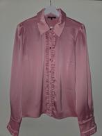 Nikkie Roze Blouse met Ruffles - Maat 40, Maat 38/40 (M), Ophalen of Verzenden, Zo goed als nieuw, Roze