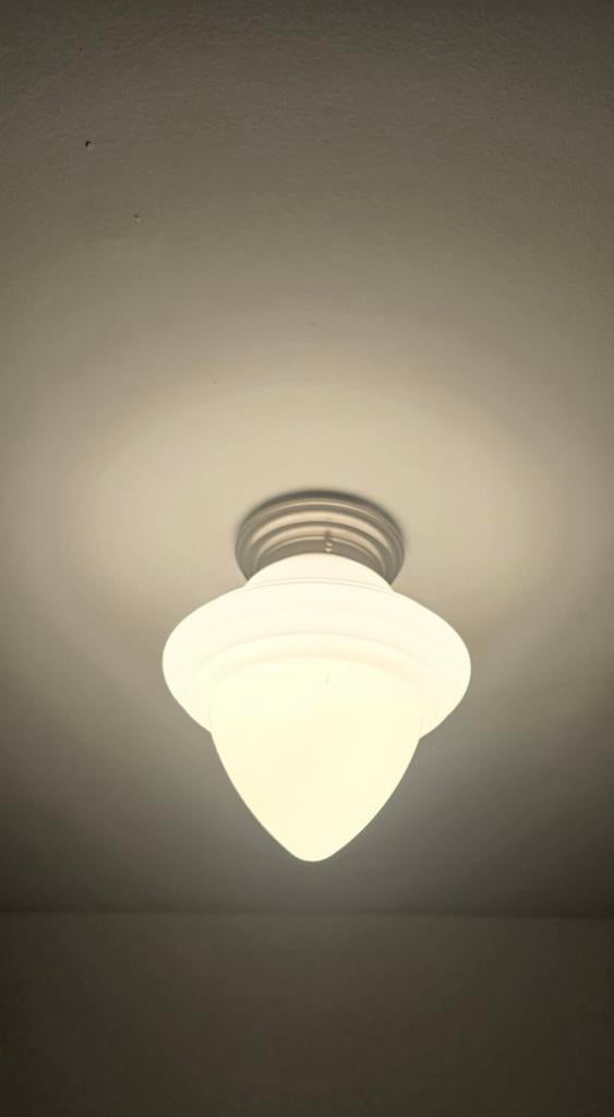 Gispen Stijl Plafondlampen - Diverse Modellen, Ophalen of Verzenden, Gebruikt, Glas, Gispen