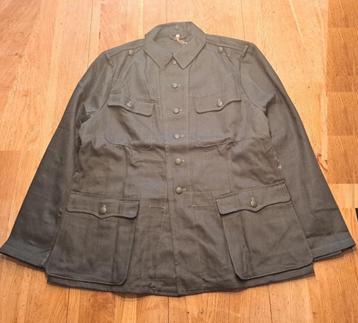 Duitse Wehrmacht M40 Drillichjacke  beschikbaar voor biedingen