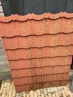 Aquapan Dakpanplaat Classic Rood 1m², Zwart, Nieuw, Minder dan 5 m², Metaal