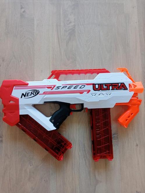 Nerf ultra speed (elekteries), Kinderen en Baby's, Speelgoed | Buiten | Actiespeelgoed, Zo goed als nieuw, Ophalen