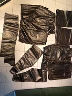 Leer stukken donkerbruin, Hobby en Vrije tijd, Stoffen en Lappen, Bruin, Leer of Kunstleer, Ophalen of Verzenden, Zo goed als nieuw