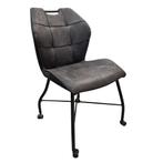 MX Sofa eetkamerstoel Lee, voorzien van parketwielen, Overige kleuren, Nieuw, Ophalen of Verzenden, Stof