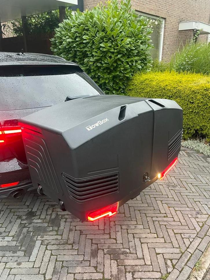 Towbox 3 Trekhaakbox te huur, Auto diversen, Dakkoffers, Zo goed als nieuw, Ophalen