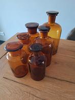 6 apothekerspotten. Antiek Mondgeblazen, Ophalen of Verzenden