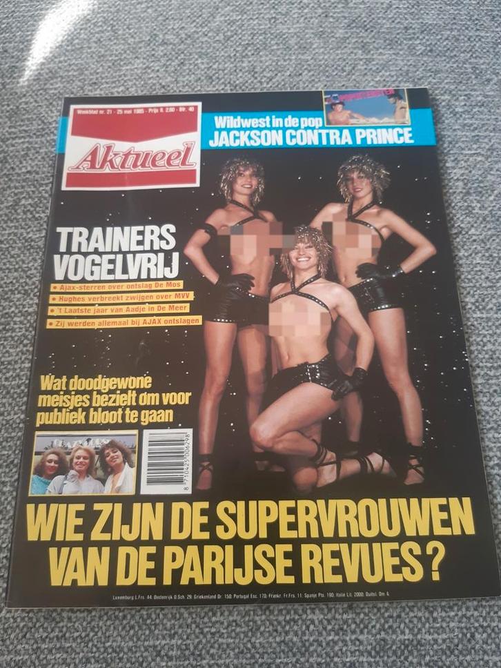 21.Aktueel 1985. Michael Jackson. Prince. Max Moszkowicz. Jo, Verzamelen, Tijdschriften, Kranten en Knipsels, Tijdschrift, 1980 tot heden
