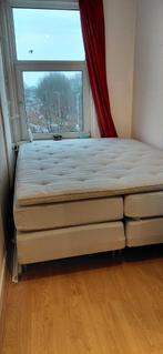 IKEA 2-persoons boxspring, Huis en Inrichting, Ophalen, Gebruikt, Tweepersoons, 80 cm