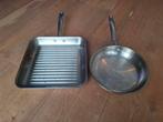 BK Tri-ply RVS grillpan en koekenpan, Ophalen of Verzenden