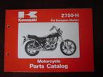 KAWASAKI Z750H 1981 partscatalogue Z750 H2 H3 onderdelenboek, Motoren, Handleidingen en Instructieboekjes, Ophalen of Verzenden