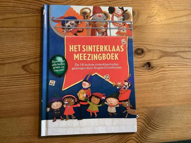 Meezingboek Sinterklaas - Angela Groothuizen, Boeken, Kinderboeken | Jeugd | onder 10 jaar, Zo goed als nieuw, Sprookjes, Ophalen of Verzenden