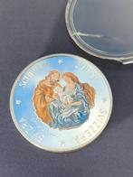 5 OZ 999 zilver -157gram Zwitserland 50 ECU 1995 "Kerstmis", Postzegels en Munten, Munten | Europa | Euromunten, Duitsland, Zilver