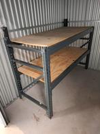 Stevige Stellingkast met 2 Planken, Ophalen of Verzenden, Gebruikt