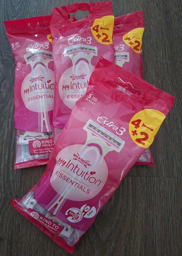 4 Verpakkingen Wilkinson Scheermesjes Sword Essentials, Sieraden, Tassen en Uiterlijk, Uiterlijk | Lichaamsverzorging, Nieuw, Overige typen