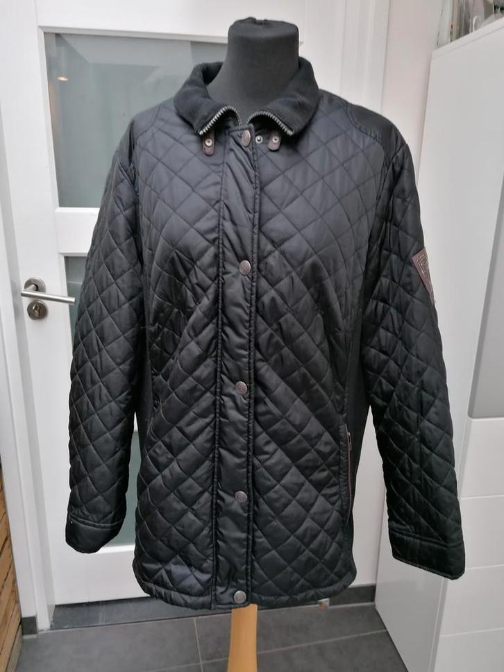 Barbara Lebek gevoerde jas jack maat 48 zwart, Kleding | Dames, Jassen | Winter, Zo goed als nieuw, Maat 46/48 (XL) of groter