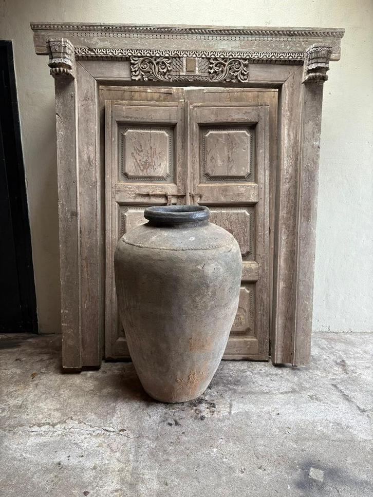 Geote kruik pot vaas olijfkruik waterkruik kast dienblad bak, Huis en Inrichting, Woonaccessoires | Vazen, Nieuw, Overige kleuren