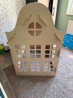 Houten- speelhuis, Kinderen en Baby's, Speelgoed | Buiten | Speelhuisjes, Ophalen of Verzenden, Zo goed als nieuw, Hout
