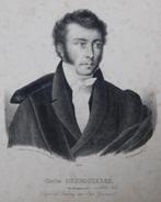 Portret 1830 Gouverneur Maastricht, extra handtekening, Antiek en Kunst, Ophalen of Verzenden